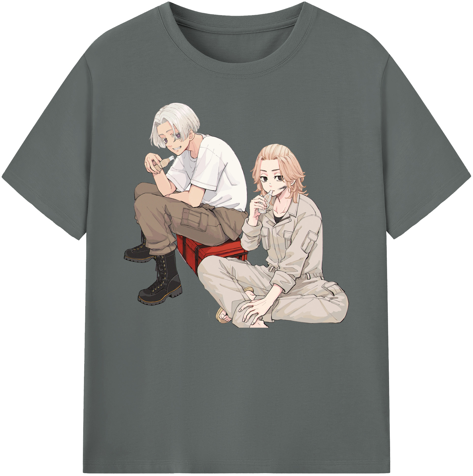 （画像用） 東京リベンジャーズ Tokyo Revengers 綿100％ メンズ半袖Tシャツ｜肌触りやわらか＆通気性